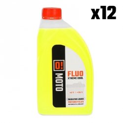OMOTO ZESTAW 12 SZTUK PŁYN DO CHŁODNIC 1L O! FLUO XTREME COOL+135 GOTOWY DO UŻYCIA (O!MOTO) (OLE-001) (-40 DO +135) (PAKIET 12 S
