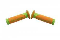 PROGRIP MANETKI PG732 ROAD (22+25MM, DŁ.125MM) KOLOR POMARAŃCZOWY FLUO/ZIELONY FLUO (DWUSKŁADNIKOWE) (732-390)