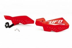 UFO OSŁONY RĄK (HANDBARY) VIPER 2 KOLOR CZERWONY (Z MOCOWANIAMI 22MM)