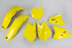 UFO 2024/11 KOMPLET PLASTIKÓW SUZUKI RM 125 / 250 01-22 KOLOR ŻÓŁTY