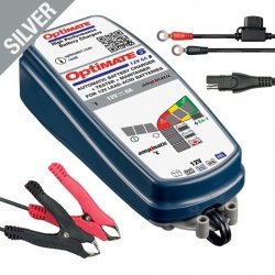 OPTIMATE ŁADOWARKA AKUMULATORÓW OPTIMATE 6 AMPMATIC 12V 6A, 3-144AH, AGM / GEL / STD, SAE (EL) - ZASTĘPUJE TM180SAE