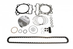 VERTEX 2025/02 ZESTAW NAPRAWCZY GÓRY SILNIKA KAWASAKI KX 250 F (KXF250) 21-22 (STD. + 0.02MM = 77.97MM) (14.1:1) (TŁOK, USZCZELK