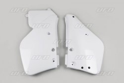 UFO BOCZKI TYLNE YAMAHA YZ 125 87-88 KOLOR BIALY
