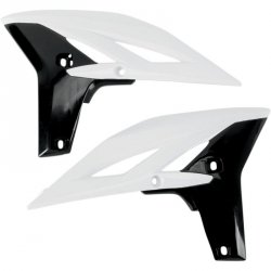 UFO OSŁONY CHŁODNICY YAMAHA YZF 250 10-12 KOLOR BIAŁY/CZARNY