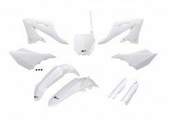 UFO KOMPLET PLASTIKÓW (FULL KIT) Z OSŁONAMI TELESKOPÓW (AMORTYZATORÓW) YAMAHA YZ 125 / 250 22-24 KOLOR BIAŁY
