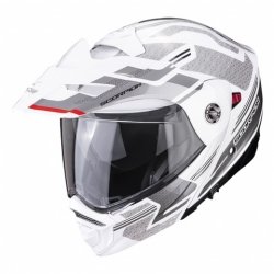 SCORPION KASK ADX-2 CARRERA PEARL WH-SILVER