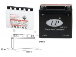 LANDPORT Buell XB-12 S Lighting (03-08) akumulator elektrolit osobno 