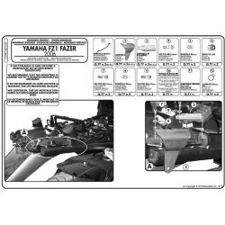 KAPPA KZ359 stelaż kufra centralnego Yamaha FZ1 1000 Fazer (06-15)