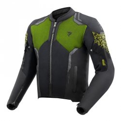 KURTKA TEKSTYLNA REBELHORN JAX BLACK/FLUO YELLOW 4XL