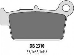 Delta Braking KAWASAKI 250 KXF	(04-13) klocki hamulcowe tył