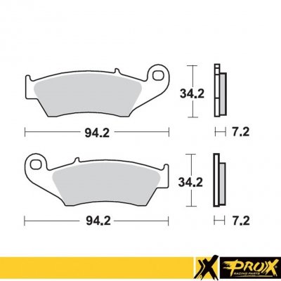 PROX  klocki hamulcowe przód Kawasaki KLX 650 R ( 99-01)