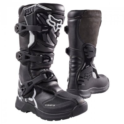BUTY FOX JUNIOR COMP 3Y BLACK Y5 (WKŁADKA 225MM)
