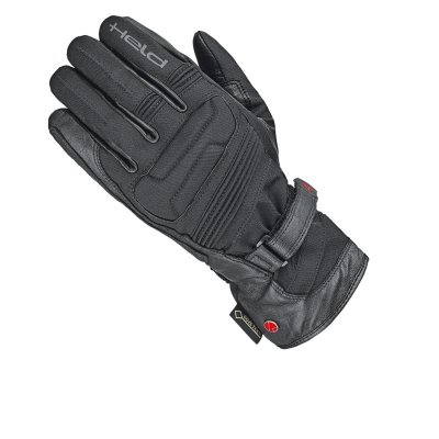 RĘKAWICE SKÓRZANO-TEKSTYLNE HELD SATU II [GORE-TEX] BLACK 8
