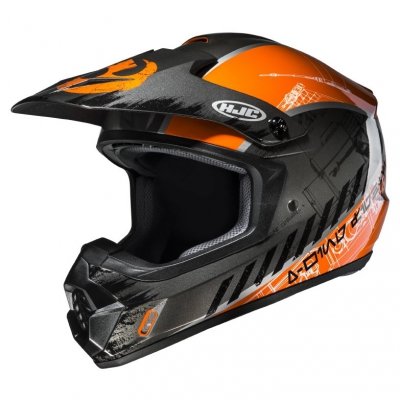 KASK HJC CS-MX II REBEL X-WING STAR WARS SILVER/ORANGE M