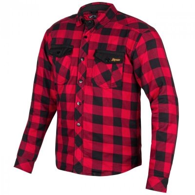KOSZULA BROGER ALASKA RED/BLACK L