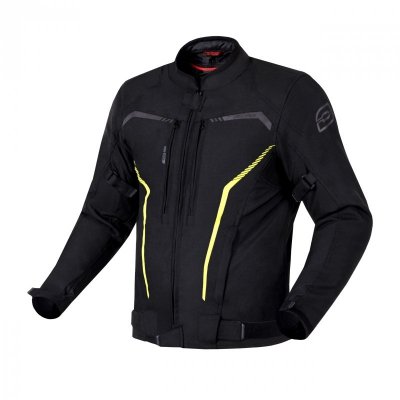 KURTKA TEKSTYLNA OZONE DELTA IV BLACK/FLUO YELLOW 6XL