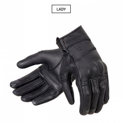 RĘKAWICE SKÓRZANE OZONE STICK CUSTOM II LADY BLACK DXS
