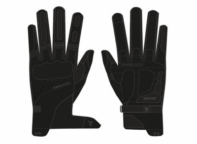 RĘKAWICE MOTOCYKLOWE REBELHORN RUNNER BLACK S