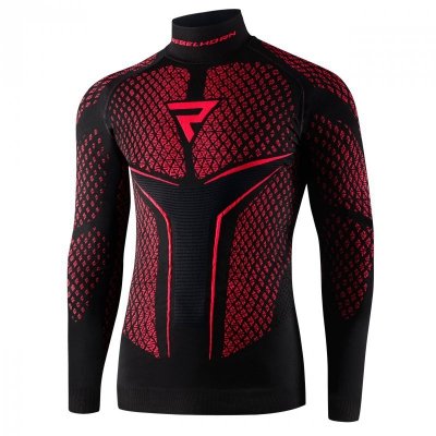 KOSZULKA TERMOAKTYWNA Z DŁUGIM RĘKAWEM REBELHORN THERM II BLACK/RED L