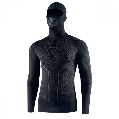 KOSZULKA TERMOAKTYWNA REBELHORN Z KOMINIARKĄ THERM II 2W1 BLACK/GREY M