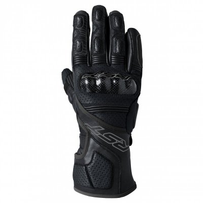 RĘKAWICE SKÓRZANE RST FULCRUM BLACK/BLACK L (3179)