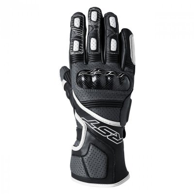 RĘKAWICE SKÓRZANE RST FULCRUM GREY/WHITE/BLACK M (3179)