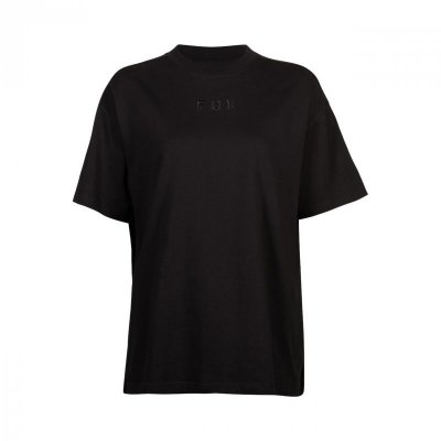 T-SHIRT FOX LADY WORDMARK OS BLACK S