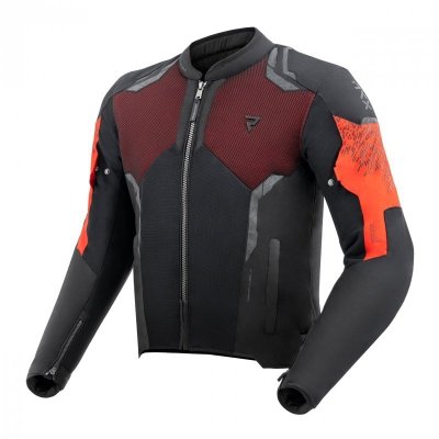 KURTKA TEKSTYLNA REBELHORN JAX BLACK/RED L
