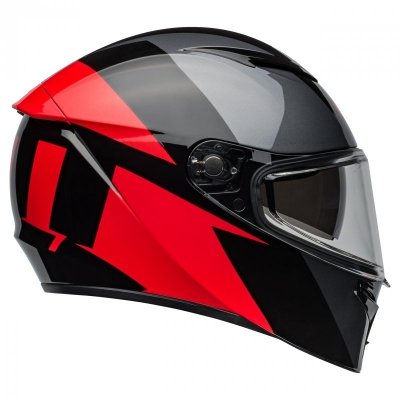 KASK BELL LITHIUM ECE6 SHEAR METALLIC GREY/RED L