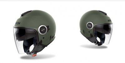 KASK AIROH HELYOS COLOR MILITARY GREEN MATT XXL