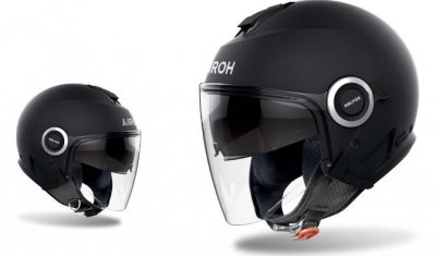 KASK AIROH HELYOS COLOR BLACK MATT L