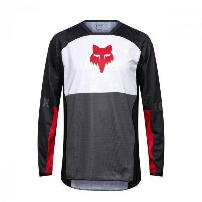 BLUZA FOX 180 FLOW WHITE/RED S