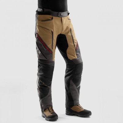 SPODNIE MOTOCYKLOWE TEKSTYLNE REBELHORN HARDY 3.0 DESERT, GREY, RED XXL