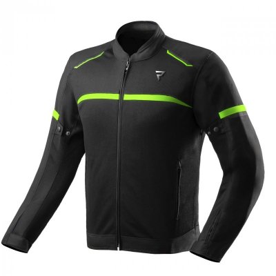 KURTKA TEKSTYLNA REBELHORN ECHO BLACK/FLUO YELLOW 9XL