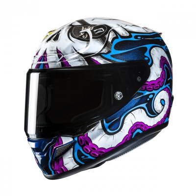 KASK HJC RPHA12 KRAKEN WHITE/BLUE S