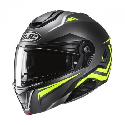 KASK HJC I91 TRICUS BLACK/YELLOW S