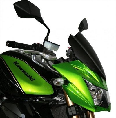 Szyba motocyklowa MRA KAWASAKI Z 750 R ZR750N 2011-, forma T, czarna