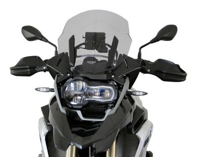 Szyba motocyklowa MRA BMW R 1200 GS RALLYE R12W 2017-, forma TM, czarna