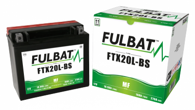 Akumulator FULBAT FUL MF - FTX20L-BS / YTX20L-BS (suchy, bezobsługowy, kwas w zestawie)