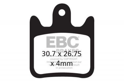 CFA487 - Klocki hamulcowe rowerowe (organiczne) EBC Brakes