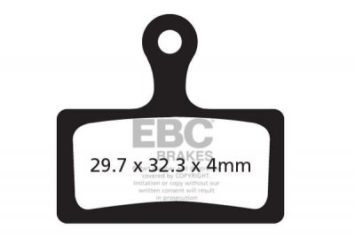 CFA614 - Klocki hamulcowe rowerowe (organiczne) EBC Brakes