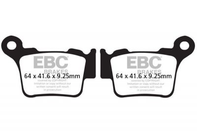 Klocki hamulcowe EBC EPFA368HH Extreme Pro (kpl. na 1 tarcze)