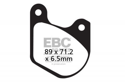 Klocki hamulcowe EBC FA072V V-PAD (kpl. na 1 tarcze)