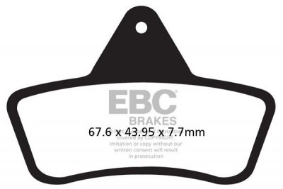 Klocki hamulcowe EBC FA271R (kpl. na 1 tarcze)