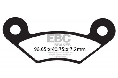 Klocki hamulcowe EBC FA483TT (kpl. na 1 tarcze)