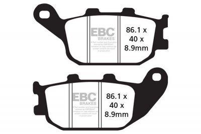 Klocki hamulcowe EBC SFA358HH skuterowe (kpl. na 1 tarcze)