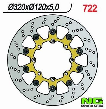 Tarcza hamulcowa przednia Husqvarna TC 250 (02-05-) 