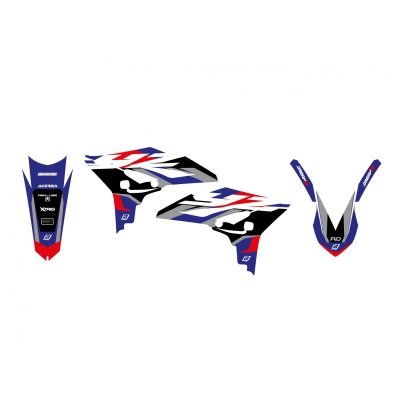 BLACKBIRD KOMPLET NAKLEJEK (OKLEIN) YAMAHA YZ 250F 10-13 DREAM 5 KOLOR NIEBIESKI CZARNY