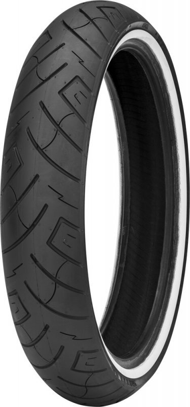 SHINKO OPONA 130/60-23 777 75H TL REINF WW BIAŁY BOK PRZÓD DOT 47/2023
