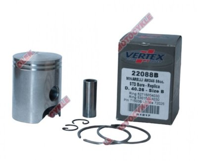 VERTEX TŁOK MINARELLI AM6, APRILIA, YAMAHA (40,29MM) REPLICA NICASIL (28,00/2,00/12,00) (PIERŚCIENIE 53015004030 X 1, 5271500403